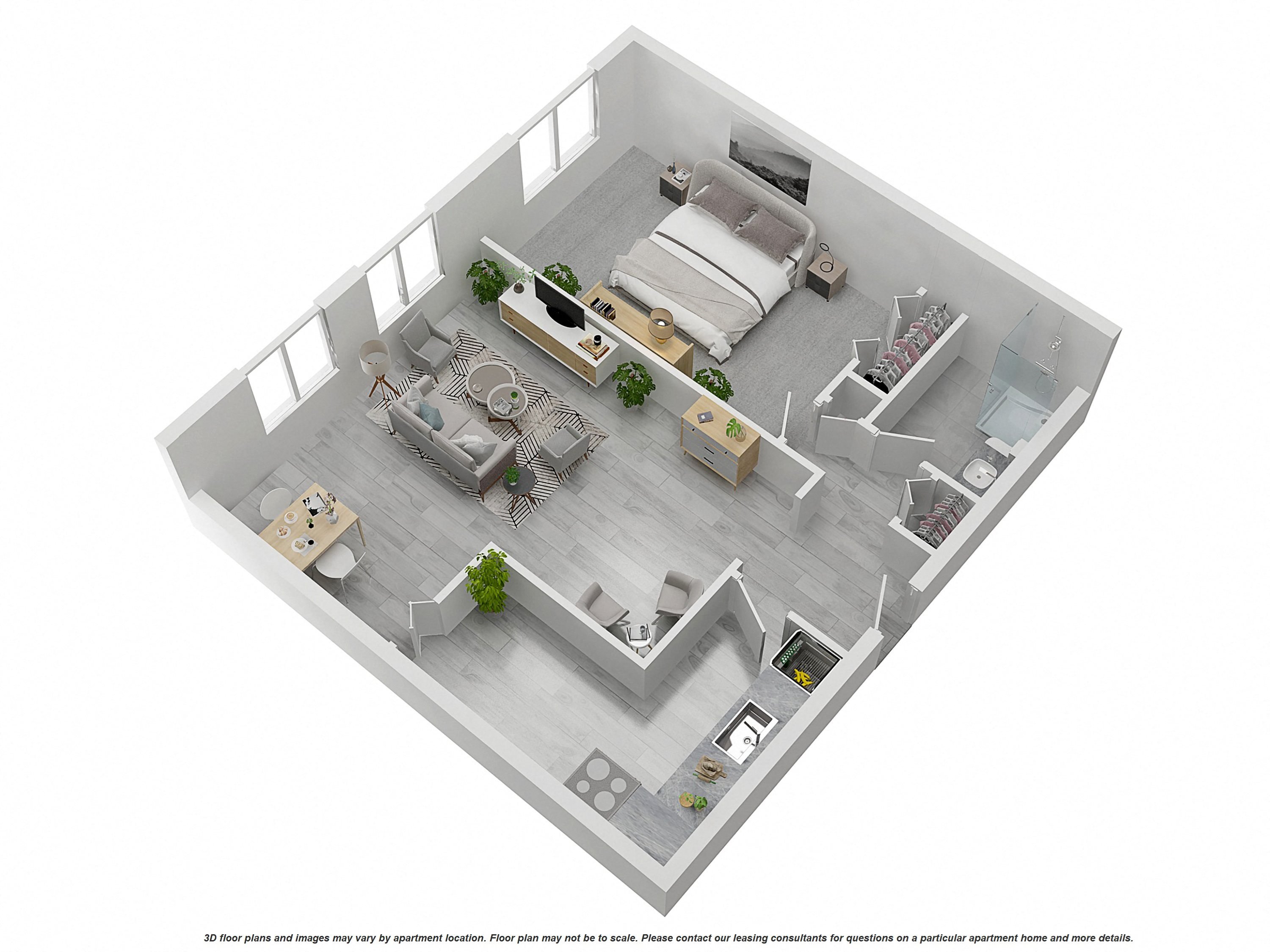 1 Bedroom/ 1 Bathroom - Penthouse